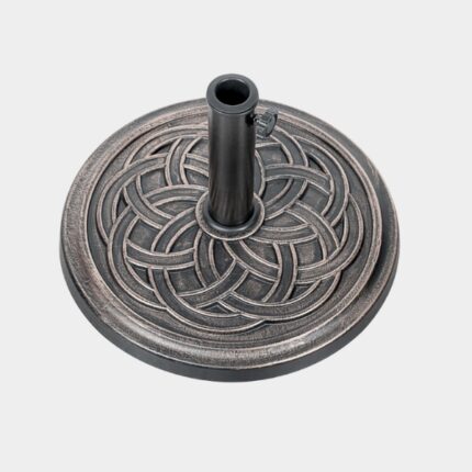 YSSOA 24.2 lbs 17.72" Market Umbrella Base Heavy Duty Round Stand for Patio Outdoor